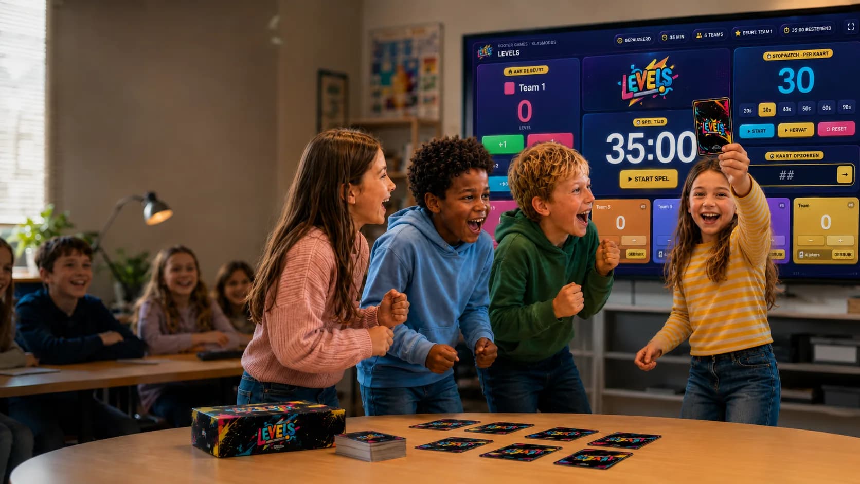 Kinderen spelen LEVELS